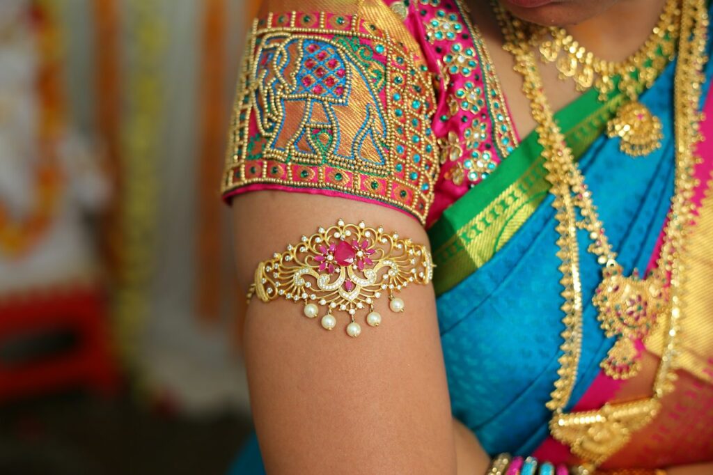 Kanjivaram Silk Saree in Emerald Green